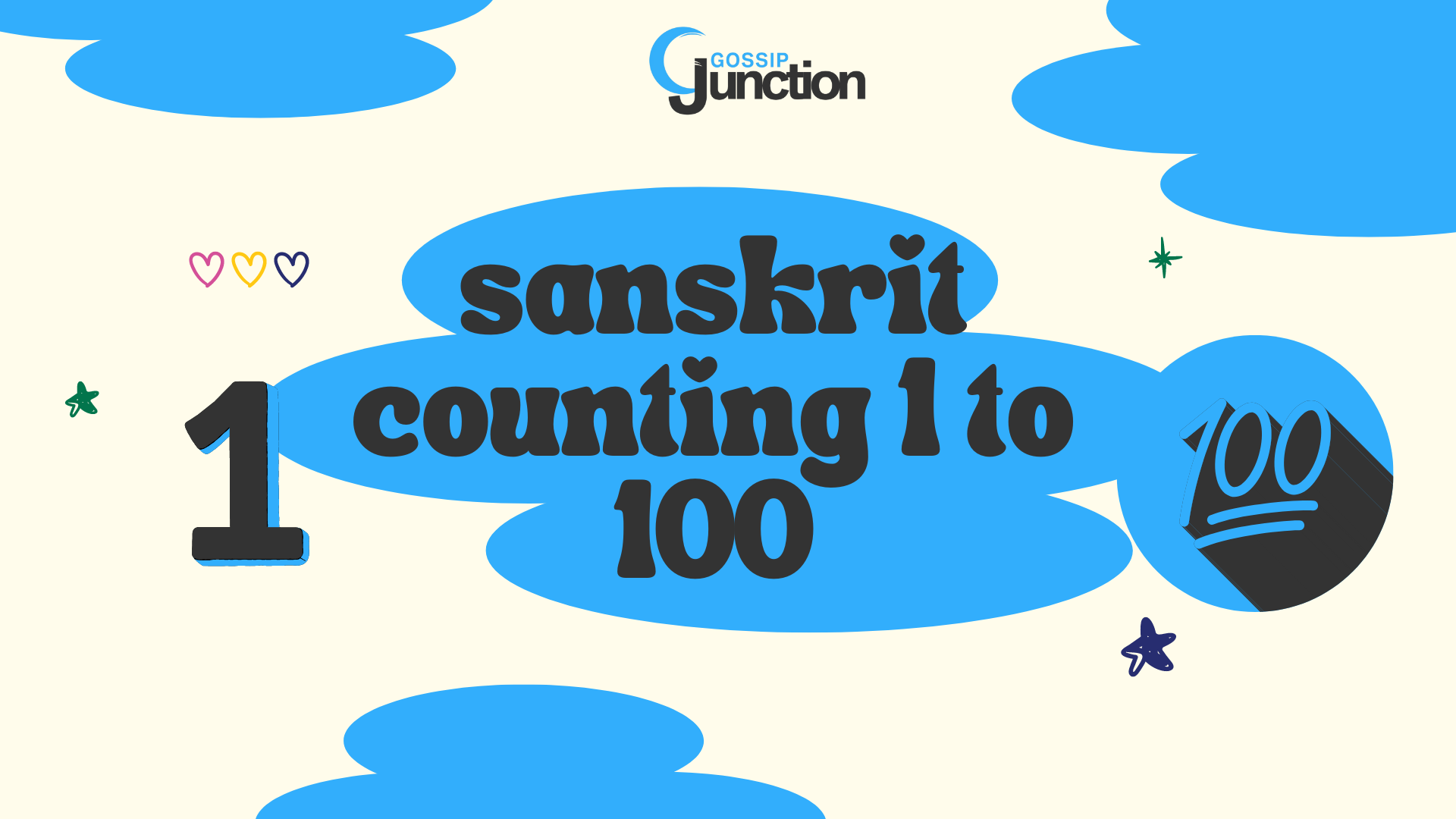 Sanskrit Counting 1 to 100
